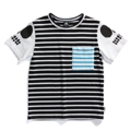 Littlehorn S14 Skull Pocket Tee Black Stripe